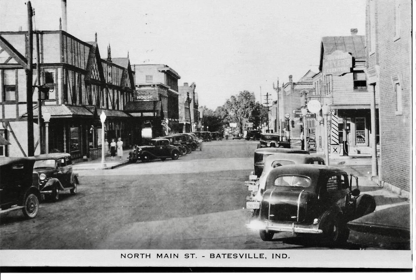 Same corner: North Main Street, then and now